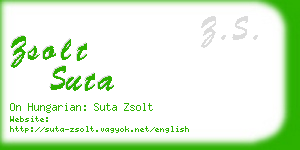 zsolt suta business card